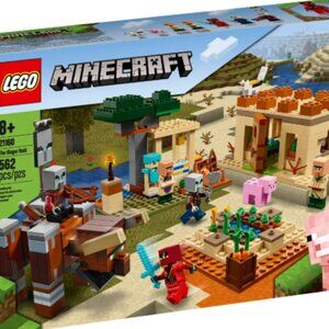 Lego: Minecraft The Illager Raid 21160 Incomplete Set No Box No Instructions